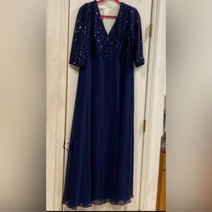 Navy Blue Formal Dress